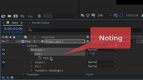 Shape Layer Path Size/Position/Roundness Not Showing In Adobe After Effect