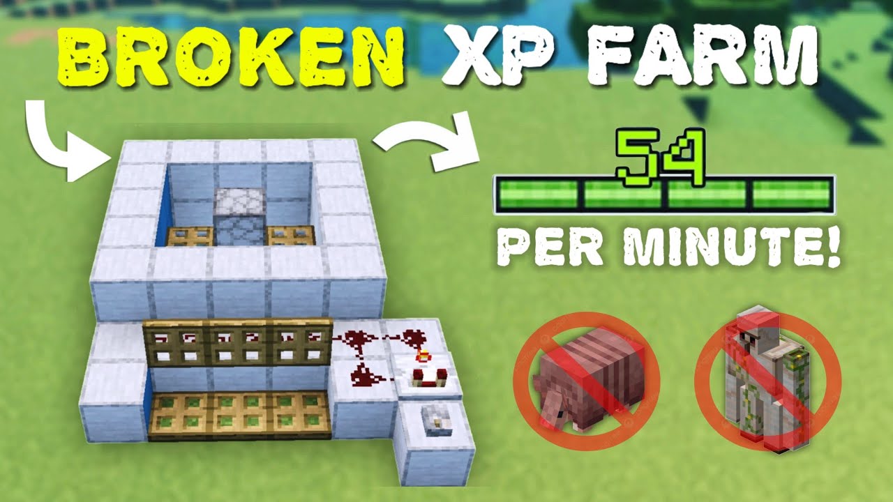 BEST NEW XP Farm Minecraft Bedrock 1.21! - YouTube