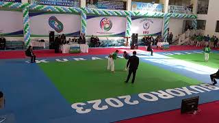 kurash yoshlar urtasida uzb chempionati 2003-2005 yillar.Usmonov Javoxir 60kg 3-urin.