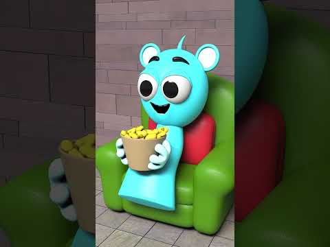 Popcorn SURPRISE (Sprunki Sky and Pinki)