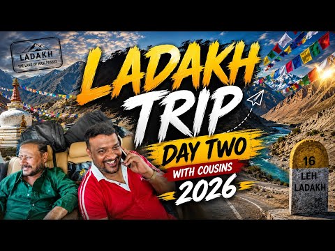 Ladakh Trip Day 2 🚗🏔️ With Cousins | Banjwani Bilaspur to Ma