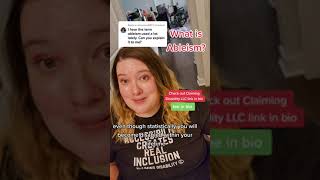 Ableism Explained: ⁉️What is Ableism⁉️