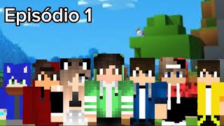 começou uma nova série no canal (Minecraft rainbow)!!!