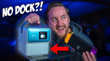 BenQ GP100A USB-C Portable Projector Review - NO Nintendo Switch Dock Required! 🤯 | Raymond Strazdas