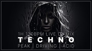 1hr Peak Time Techno at 130 BPM | niddelicious Live DJ Set 🔥