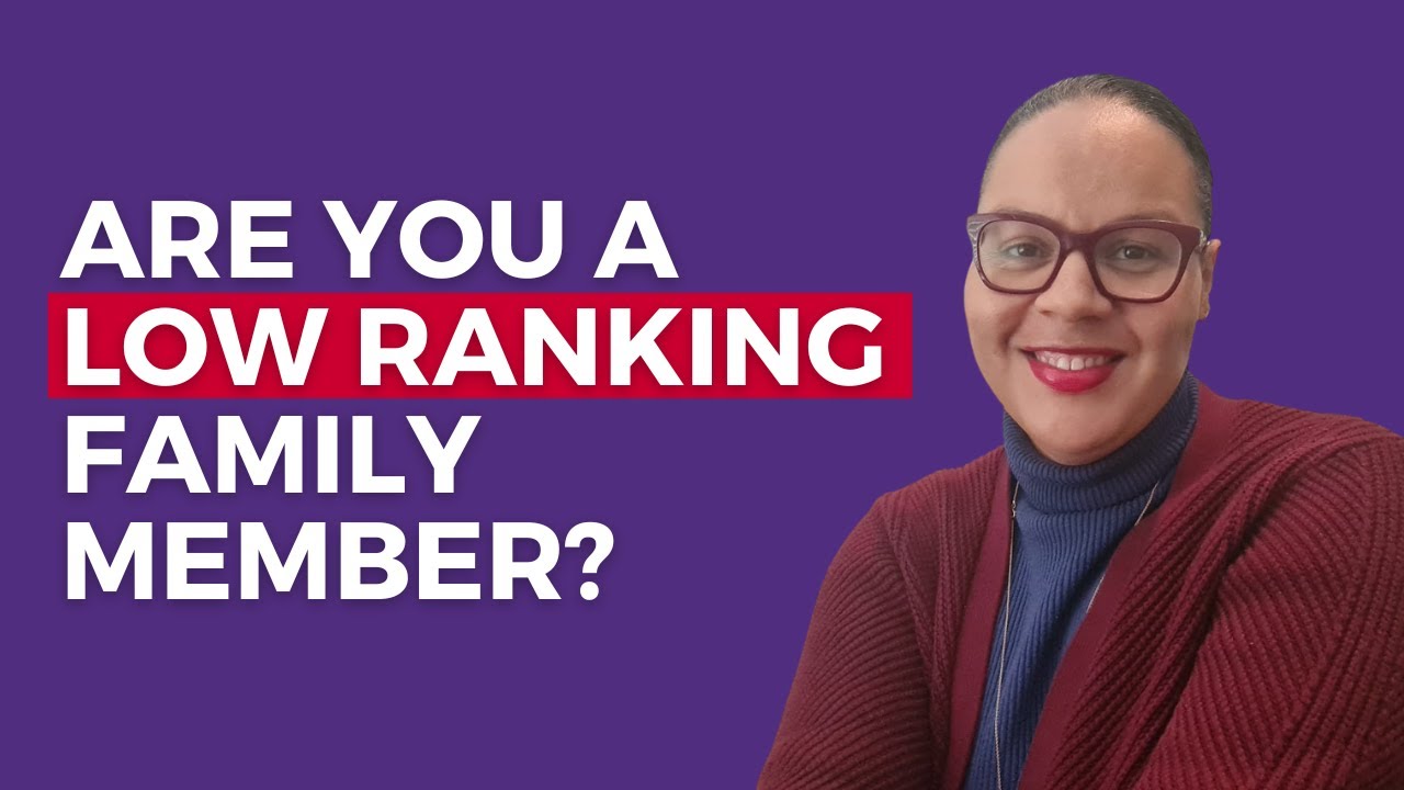 Are you a low ranking family member? / Empaths & Narcissists — video thumbnail