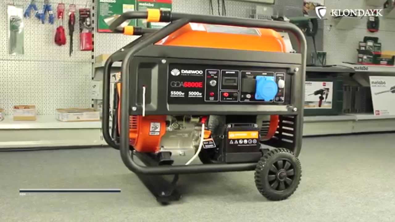 Генератор Бензиновый Daewoo Gda 6500e Re Купить
