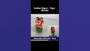 Chinese Zodiac Signs Tiger 6802 Mini Blocks Preview #lego #brick #miniblock #nanoblock #block