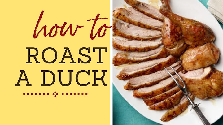 How long to roast a duck per pound