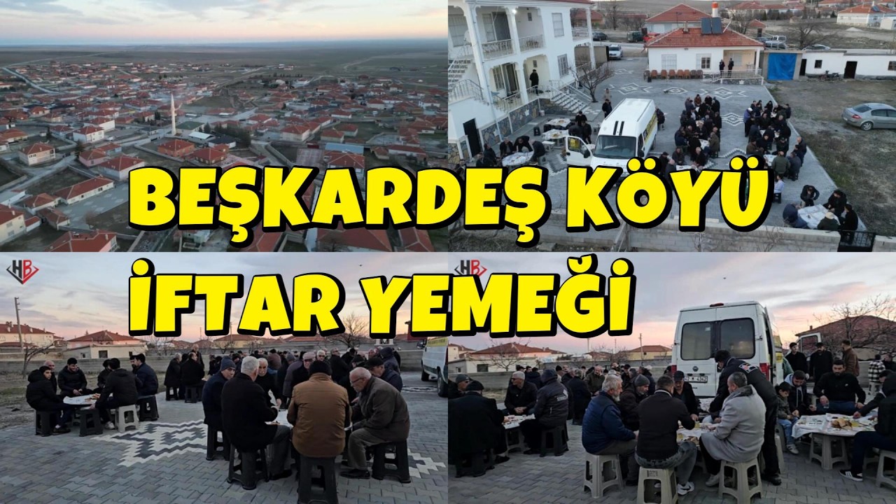 BEŞKARDEŞ KÖYÜNDEN  CAFER SARIKURT RAHMETLİ BABASININ HAYRINA İFTAR YEMEĞİ VERDİ