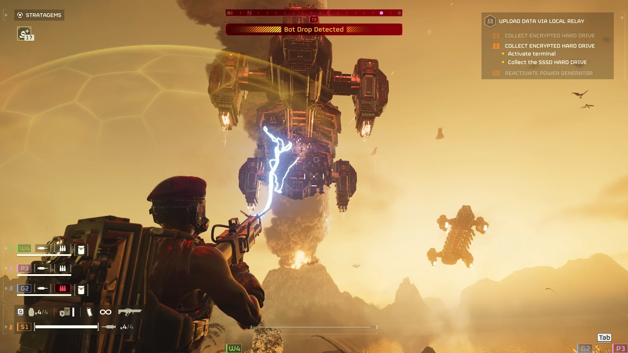 Battle with Automatons - Super Helldive Difficulty - 4K Quality ...