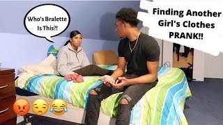 Finding Another Girl&#39;s Clothes Prank On My BF!! *I put on a scene* #TEAMKAY We Got Him!