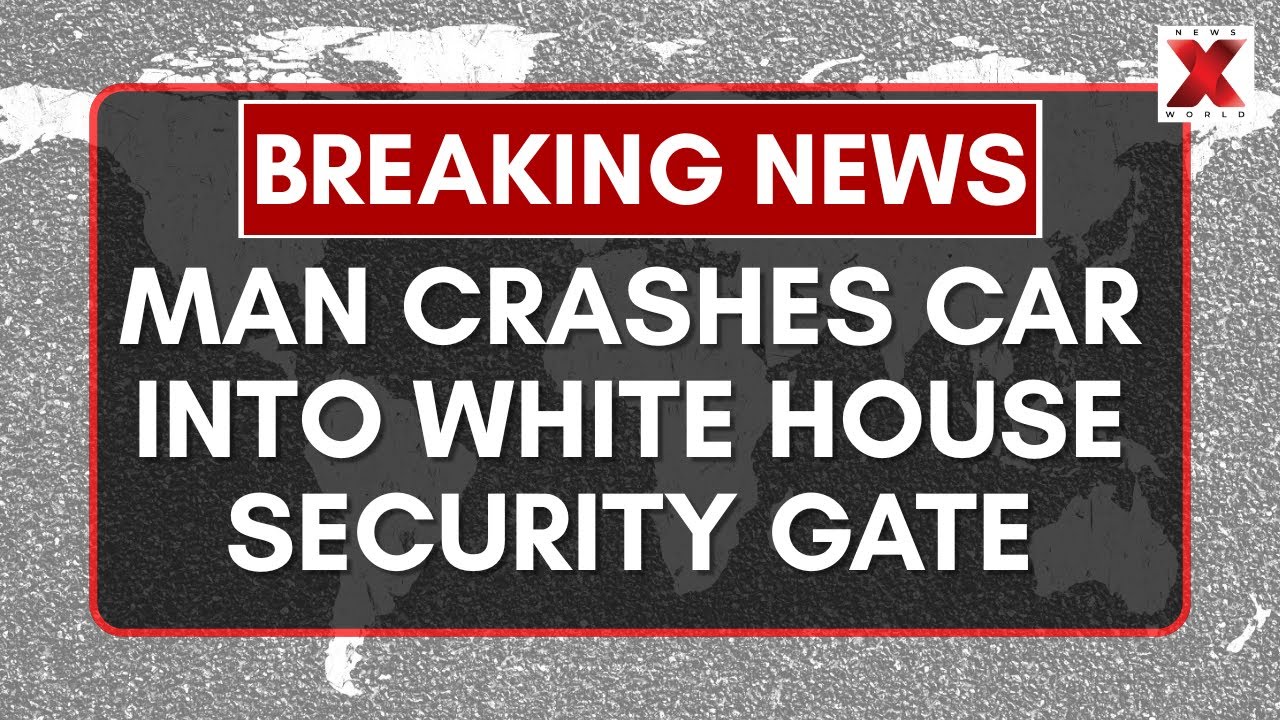Man Crashes Vehicle Into White House Security Barrier, Arrested Immediately |NewsX World