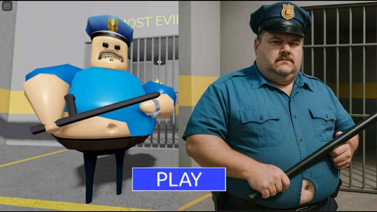 🚨👮‍♂️ Roblox Prison Escape – Cops vs Prisoner Battle! 🔥Five police officersvs one tough prisoner! 😱