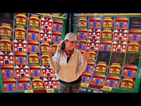 BONUS after BONUS on the ALL NEW High Limit HUFF 'N EVEN MORE PUFF! $60 Bet Bonus's