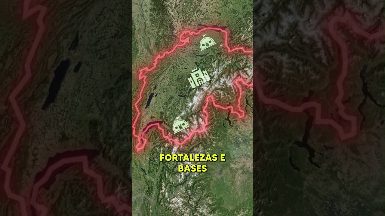 Por que a SUÍÇA 🇨🇭 é praticamente INCONQUISTÁVEL? 🛡️