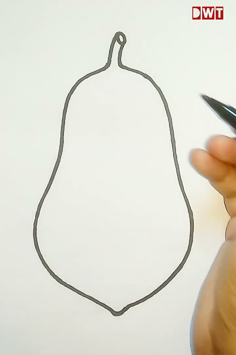 Drawing Papaya Fruit |