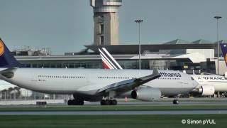 Lufthansa A330-300 D-Aikj Landed At Montreal-Trudeau Yul May 16, 2017