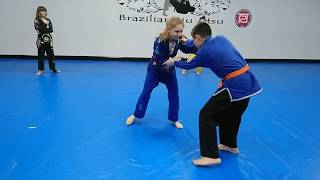 Orange Belt Girl VS Orange Belt Boy