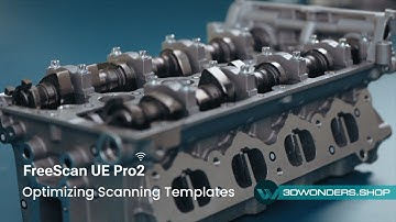 Optimizing scanning templates with the FreeScan UE Pro2