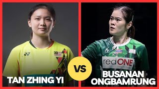 Busanan Ongbamrungphan(THA) vs Tan Zhing Yi(MYS) Badminton Match Highlights | Revisit Uber Cup 2022