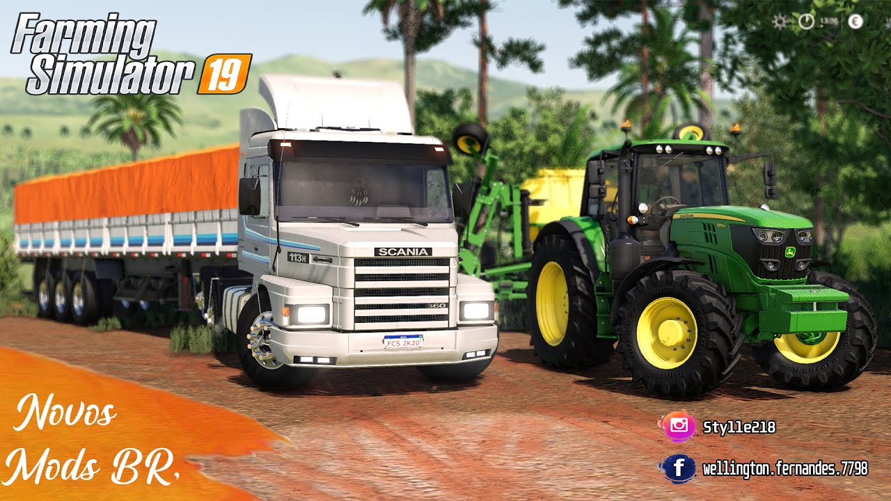 Novos mods BR para Console e PC ! Graneleira, bags e mais... | Farming ...