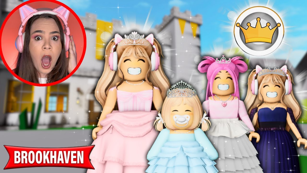 COMEÇAMOS a NOSSA PRÓPRIA FAMÍLIA da REALEZA em BROOKHAVEN!