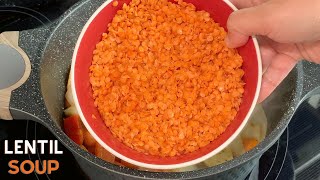 How to Make Egyptian Lentil Soup! Vegetarian! Easy & Nutritious Recipe!