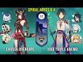 C0 Chasca Overvape and C0 Xiao Triple Anemo | Genshin Impact Abyss 6.4 Floor 12 9 Stars