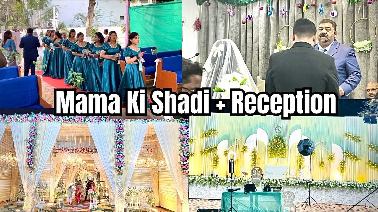 Mama Ki Shadi + Reception 😊 | Wedding | Vlog