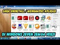 CARA MENGHAPUS / UNINSTALL APLIKASI LAPTOP DAN PC WINDOWS 7