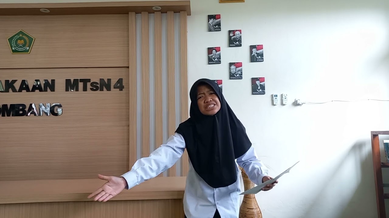 52-MTs Fiki Jamilatun Nadhiroh, MTsN 4 Jombang ( Lomba Baca Puisi Piala Kajari Jombang )