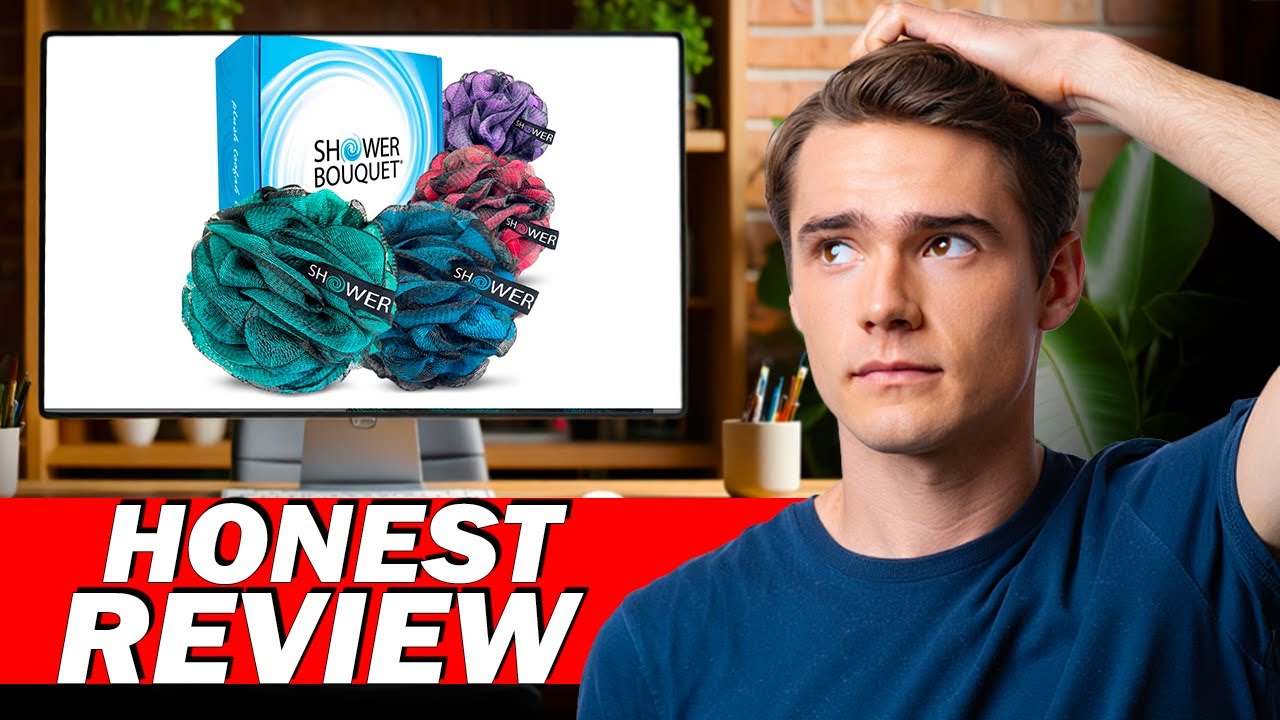 Shower-Bouquet Loofah Charcoal Bath Sponge XL 4-Pack Review – Soft & Extra Large Scrub