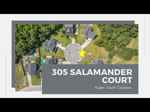 305 Salamander Ct, Huger, SC home video tour