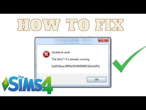 Unable To Start The Sims 4 | Sims 4 wont launch. Error message: Game is ...