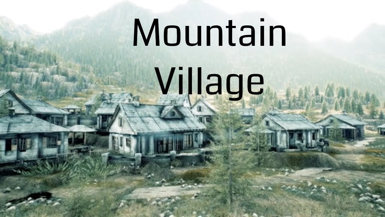 unreal engine 5 : mountain village in 4K - YouTube