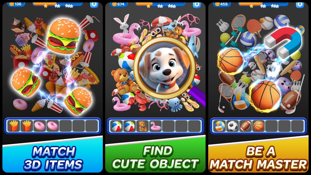 Match 3D Mania - Matching Game Mobile Game | Gameplay Android - YouTube