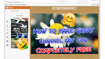 Channel Art Tutorial // How to make GREAT and Free Channel Art // Picmonkey