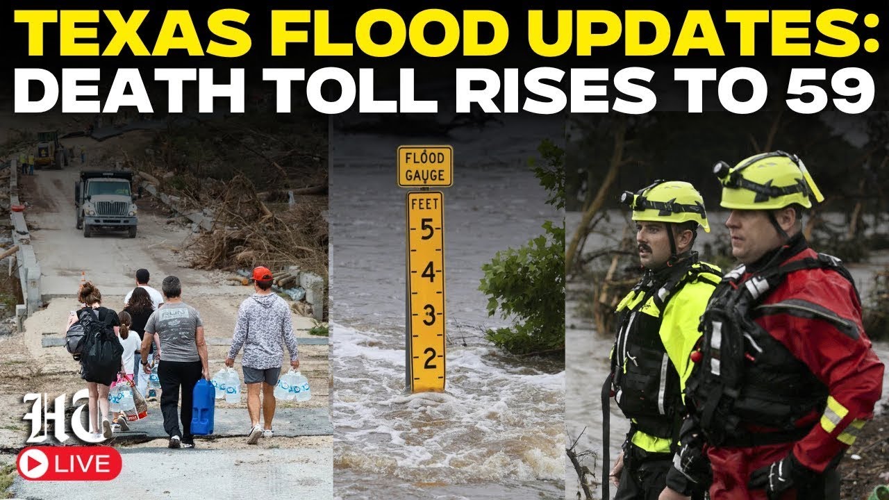 Texas Floods LIVE | Desperate Search for Missing in Texas Floods as ...