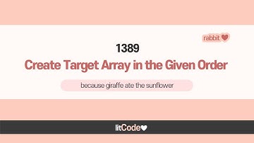 leetcode - 1389 Create Target Array in the Given Order JavaScript Solution