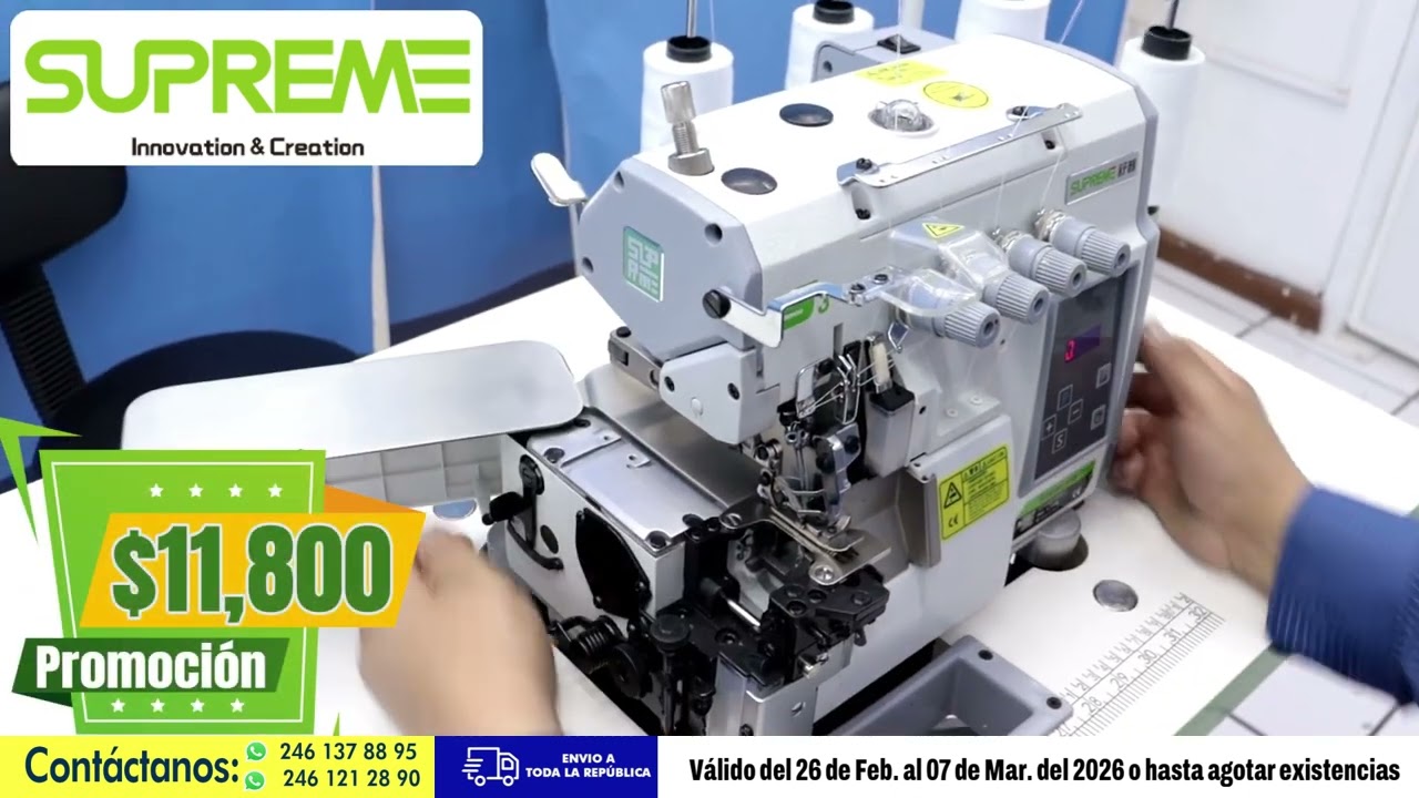 OVER 4 HILOS MOTOR INCORPORADO SUPREME