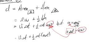 SPH3U - (Video 30)  Kinematics - Deriving the Kinematics Formulas