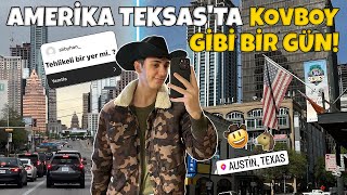 TEKSAS AUSTİN VLOG! Amerika Teksas'ın Başkenti Austin'de Bir Günüm, Amerika Günlük Vlog, Soru Cevap!
