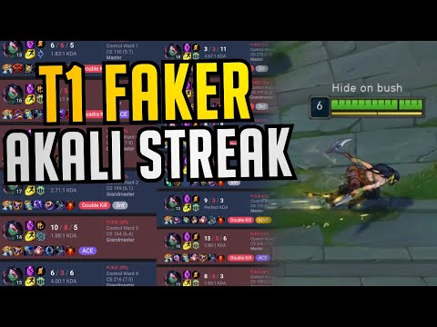 T1 Faker Getting Akali Ready For Worlds! - Best of LoL Stream Highlights (Translated)