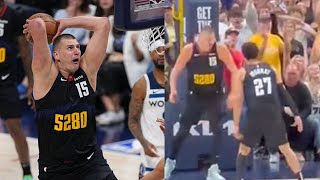 Nikola Jokic's TOUCHDOWN pass and a DUNK caused COMPLETE CHAOS in the BALL arena