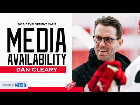 Dan Cleary Detroit Red Wings 2026 Development Camp