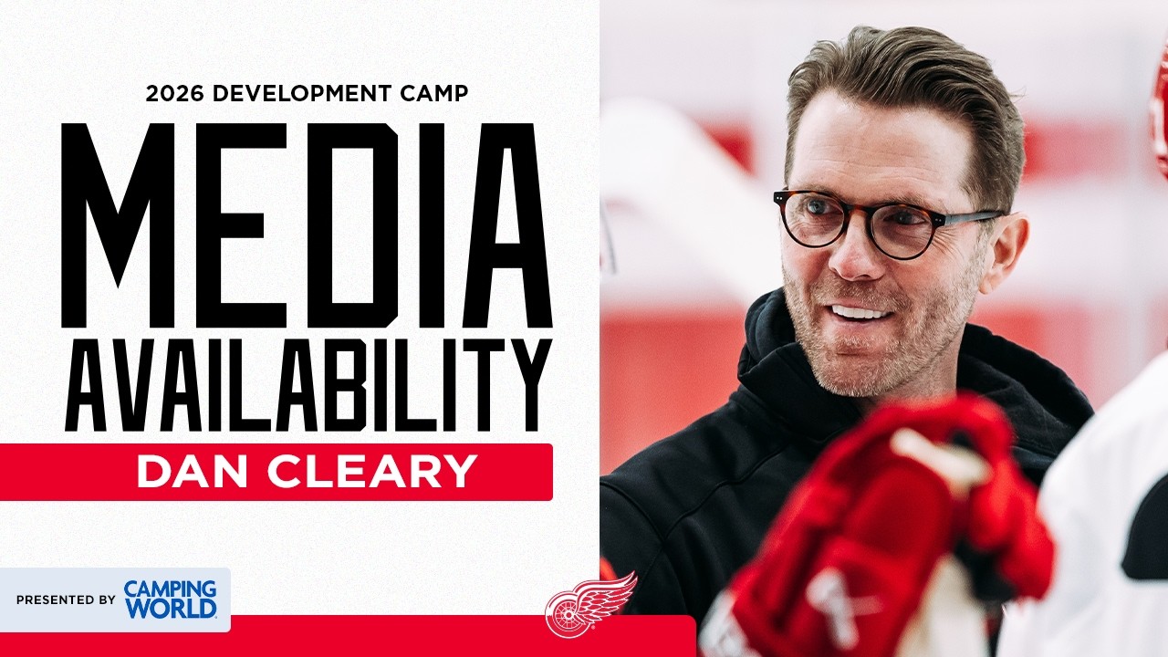 Dan Cleary Detroit Red Wings 2026 Development Camp