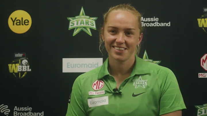 Melbourne Stars Kim Garth speaks following Sydney ...