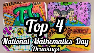 National Mathematics Day Drawing / How to Draw National Mathematics Day Poster Easy Step By Step