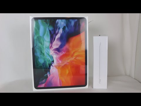 iPad Pro 4th Gen 12 9 Inch  2020    Apple Pencil 2nd Gen Unboxing 